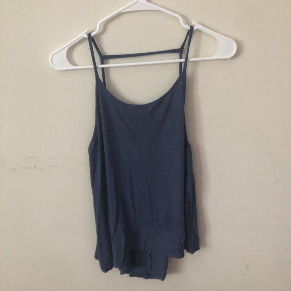 Blue mossimo flowy tanktop from target (XS)
